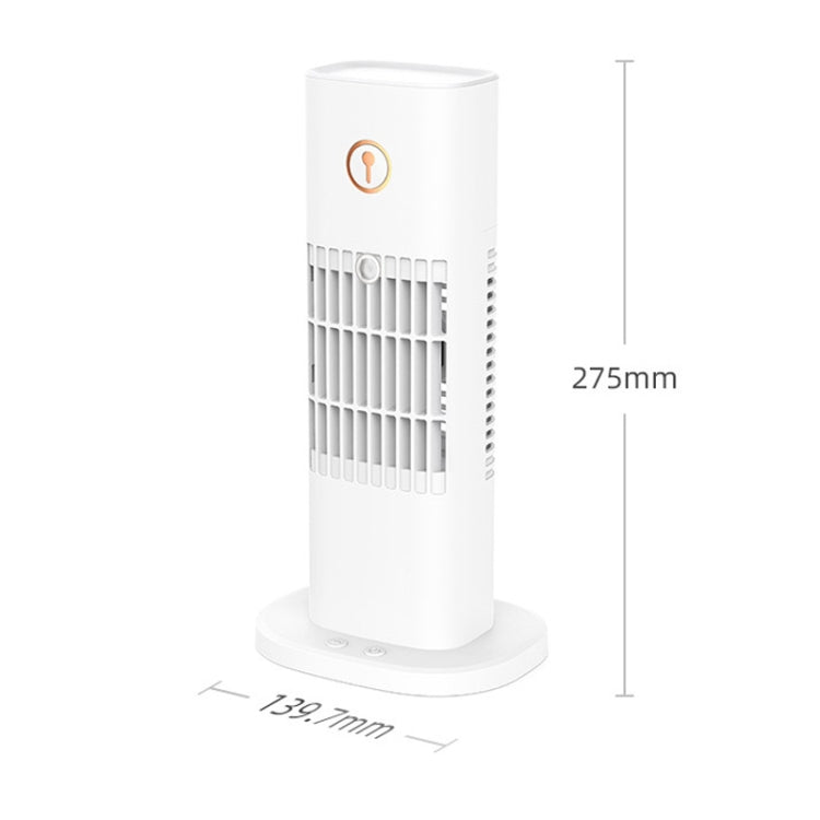 D3 Home USB Air Cooler Add Water Desktop Tower Fan Humidification Spray Fan(White) - Consumer Electronics by buy2fix | Online Shopping UK | buy2fix