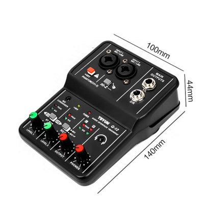 TEYUN Q-12 Computer Recording Sound Card USB Drive-free Recording Arranger(Black) - Consumer Electronics by TEYUN | Online Shopping UK | buy2fix