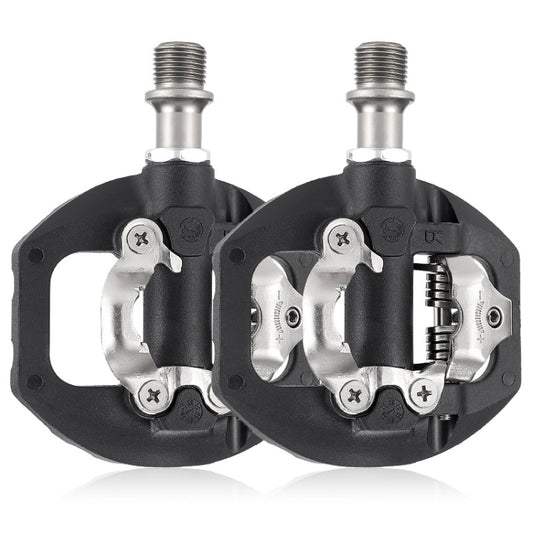 WEST BIKING Mountain Bike Aluminum Alloy Bearing Single-sided Self-locking Pedal(Black) - Pedals by WEST BIKING | Online Shopping UK | buy2fix