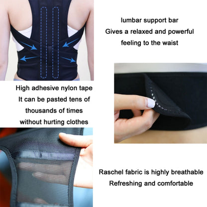 Breathable Anti-hunchback Posture Correction Belt, Specification: XL(Black) - Corrector by buy2fix | Online Shopping UK | buy2fix