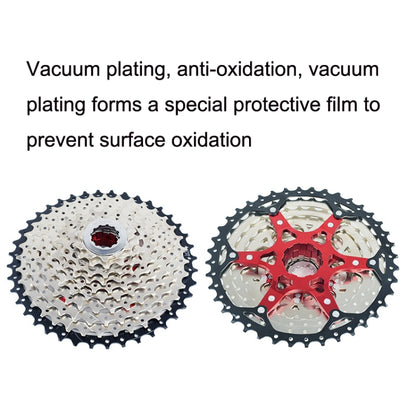 VG Sports Split Mountain Bike Lightweight Cassette Flywheel, Style: 12 Speed 52T (Silver) - Outdoor & Sports by VG Sports | Online Shopping UK | buy2fix