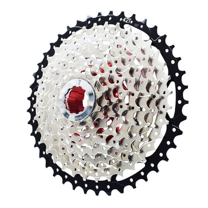 VG Sports Split Mountain Bike Lightweight Cassette Flywheel, Style: 9 Speed 46T (Silver) - Bicycle Chains & Rounds by VG Sports | Online Shopping UK | buy2fix