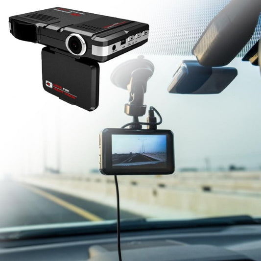 VG1 Driving Recorder Radar 2 In 1 Electronic Dog Car Radar Early Warning Detector -  by buy2fix | Online Shopping UK | buy2fix