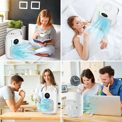 Desktop Spray Humidification Cooler Portable Water Fan(White) -  by buy2fix | Online Shopping UK | buy2fix