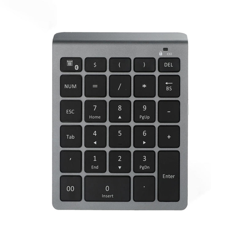 BT302 28 Keys Laptop Mini Wireless Keyboard, Spec: Bluetooth (Gray) - Wireless Keyboard by buy2fix | Online Shopping UK | buy2fix