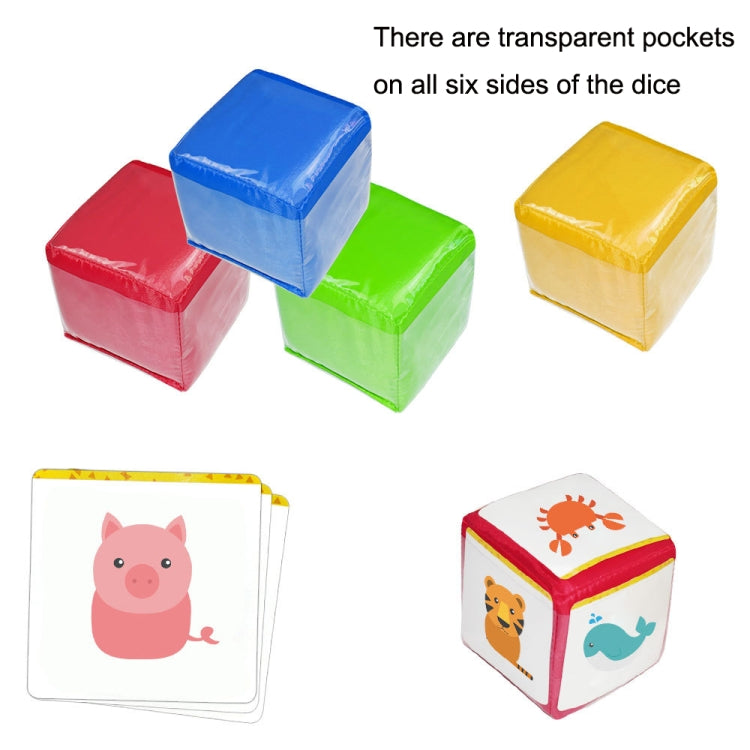 4 PCS / Set Portable Dice Toys Storage Bag Educational Early Education Toy - Early Education Toys by buy2fix | Online Shopping UK | buy2fix