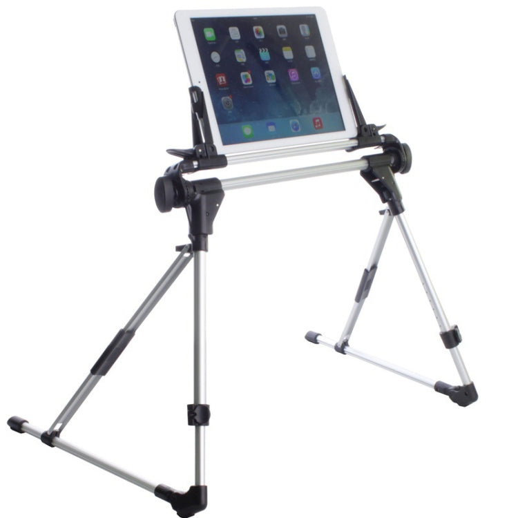 Mobile Phone Tablet Folding Aluminum Alloy Stand Live Portable Stand(White) - Consumer Electronics by buy2fix | Online Shopping UK | buy2fix