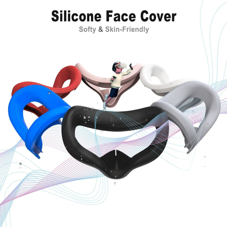 VR Silicone Eye Mask+Lens Protective Cover+Joystick Hat, For Oculus Quest 2(Black) - Consumer Electronics by buy2fix | Online Shopping UK | buy2fix