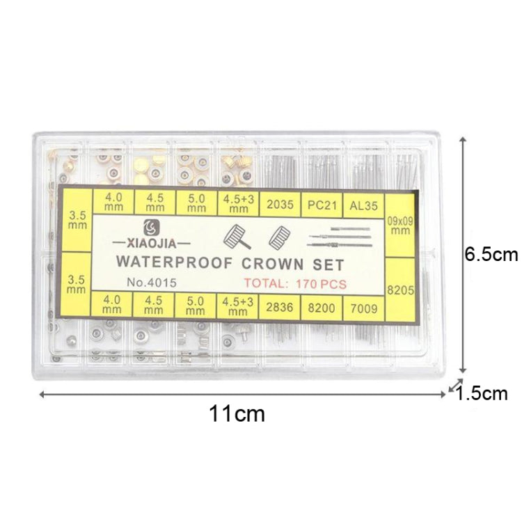 170 PCS / Box C012 Watch Accessories Epoxy Watch Crown and Stem Repair Parts - Watch Accessories & Parts by buy2fix | Online Shopping UK | buy2fix