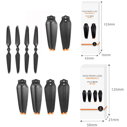 For Mavic 3 1pair Sunnylife 9453F-1 Orange Paddle Tip Quick Release Blades - DJI & GoPro Accessories by Sunnylife | Online Shopping UK | buy2fix