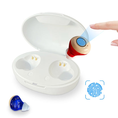 Z-300 TWS Rechargeable Sound Amplifier Deaf Hearing Aids(Red Blue) - Hearing Aids by buy2fix | Online Shopping UK | buy2fix