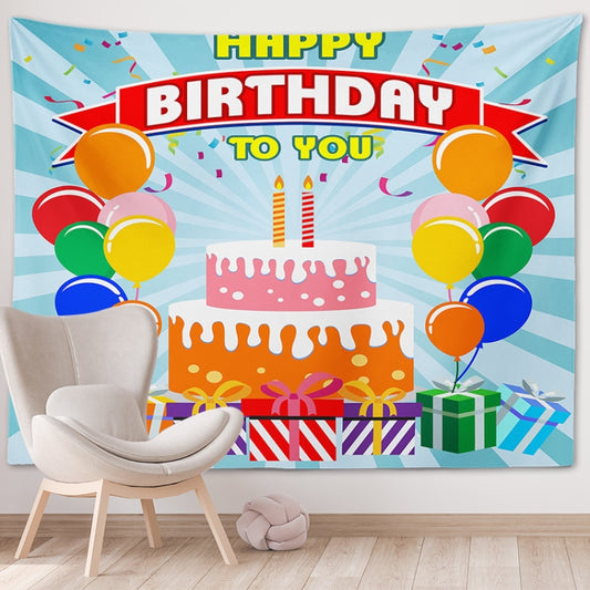 Happy Birthday Photo Backdrop Party Decoration Tapestry, Size: 230x180cm(GT56-10) - Camera Accessories by buy2fix | Online Shopping UK | buy2fix