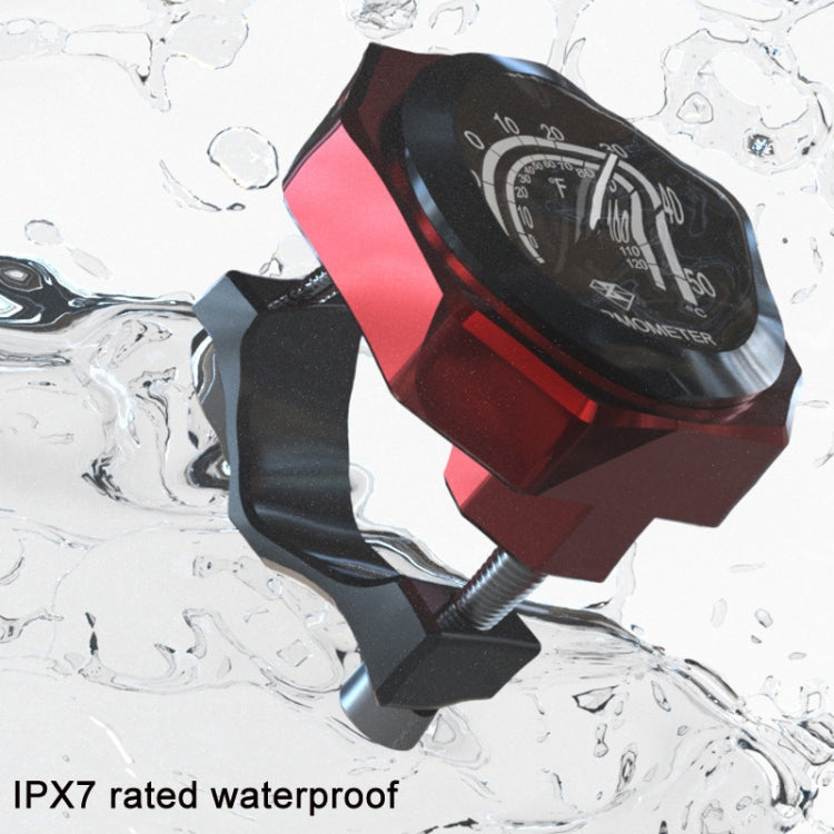 L1 Motorcycles Waterproof Outdoor Clock Temperature Gauge, Color: Temperature Black - In Car by buy2fix | Online Shopping UK | buy2fix