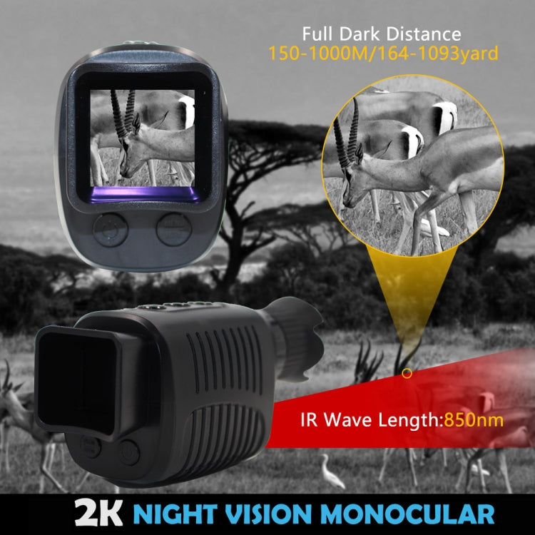 Video Pictures 5X HD 1080P Digital Night Visual Instrument Infrared Single Tube Binoculars+16G Memory+4 in 1 Reader - Monocular Binoculars by buy2fix | Online Shopping UK | buy2fix