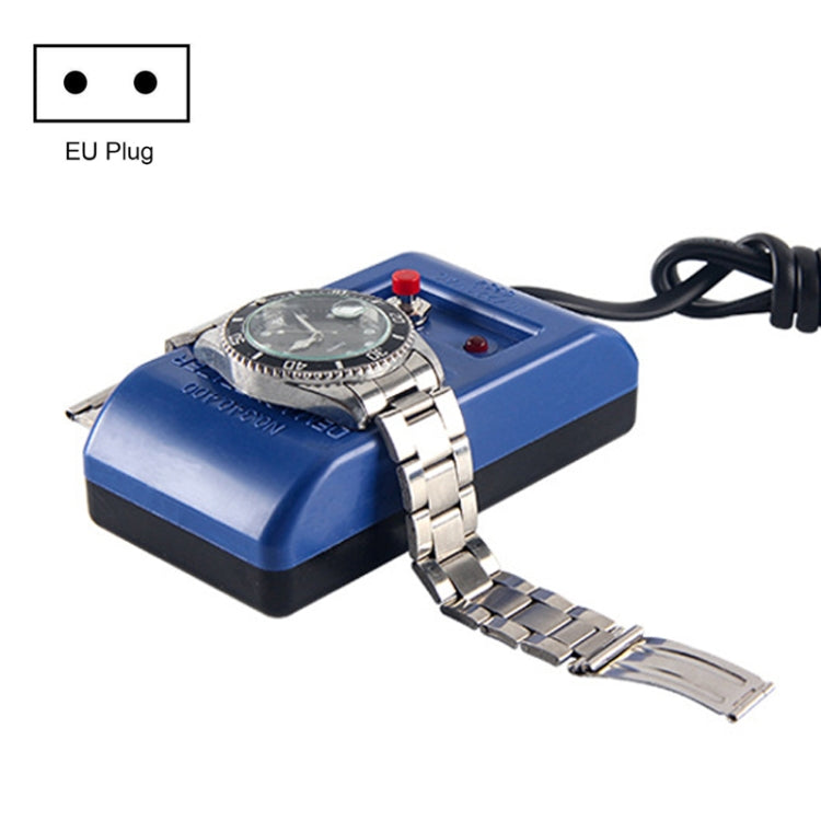 Watch Repair Tool Demagnetization Instrument Mechanical Watch Demagnetizer, Style: Blue Home EU Plug - Watch Repair Tools by buy2fix | Online Shopping UK | buy2fix