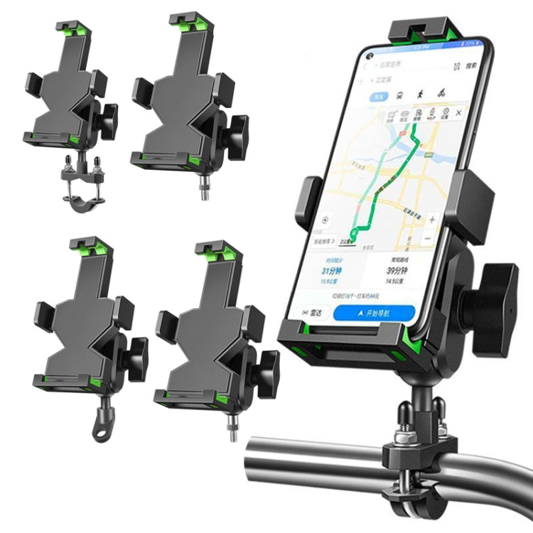 A04 Metal Motorcycle Mobile Phone Navigation Bracket Bicycle Frame Multifunctional Car Fixed Clamp(U Car Handlebar Model) - In Car by buy2fix | Online Shopping UK | buy2fix