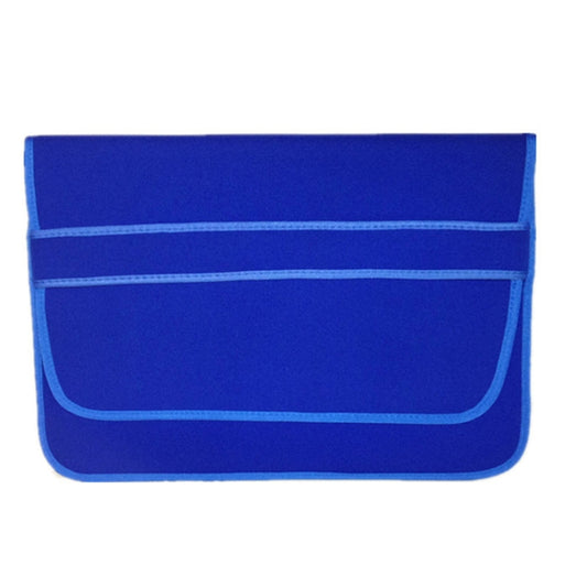 12 Inch Neoprene Laptop Lining Bag Horizontal Section Flap Clutch Bag(Blue) - 12.1 inch by buy2fix | Online Shopping UK | buy2fix