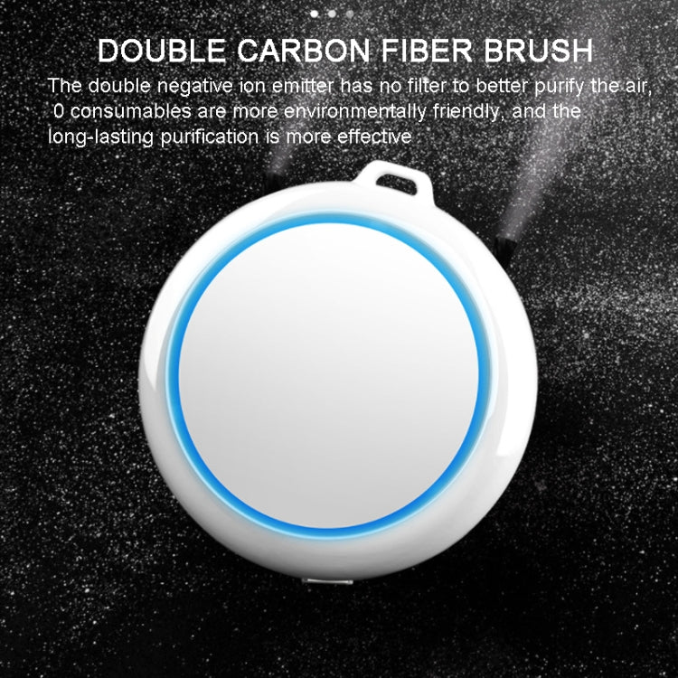 Portable Air Filter Necklace Car Negative Ion Odor Remover(White) - Air Purifiers & Accessories by buy2fix | Online Shopping UK | buy2fix