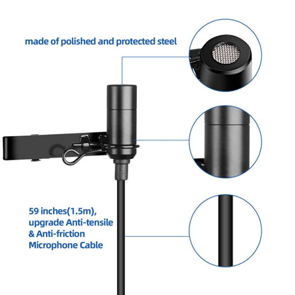 Q6 1 Drag 1 Wireless Lavalier USB Computer Recording Microphone Live Phone SLR Lavalier Microphone - Consumer Electronics by buy2fix | Online Shopping UK | buy2fix