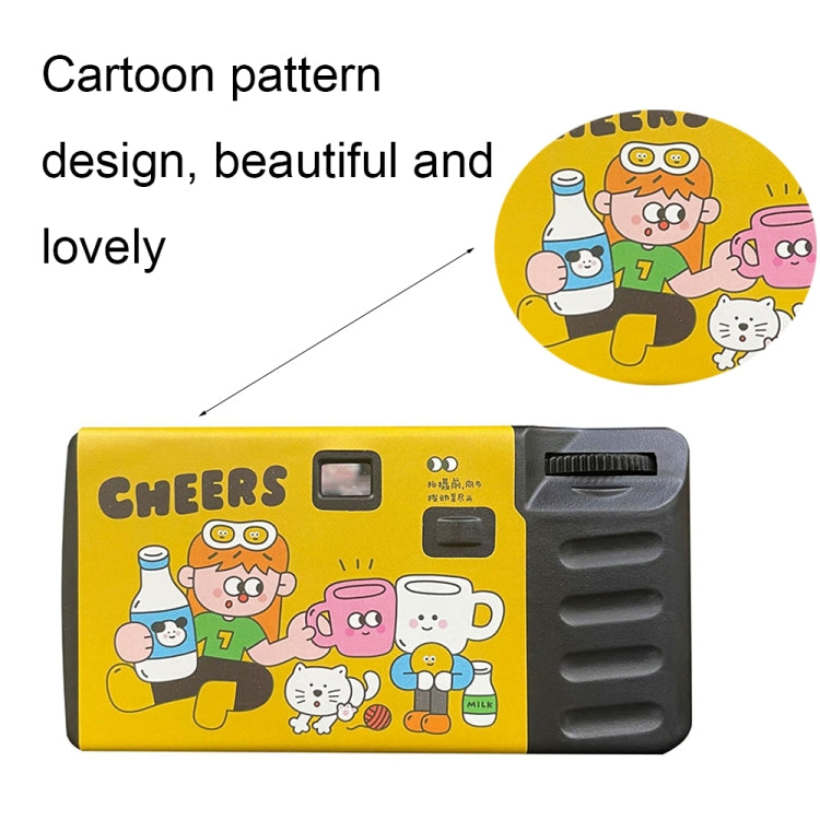 18pcs Sking Retro Film Camera Waterproof Cartoon Decorative Stickers without Camera - Consumer Electronics by buy2fix | Online Shopping UK | buy2fix