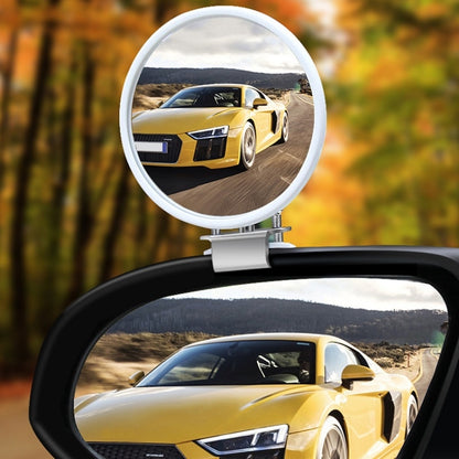 1pair Car Rearview Auxiliary Mirror Blind Spot Viewing Mirror(Black) - In Car by buy2fix | Online Shopping UK | buy2fix