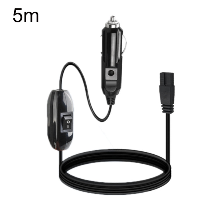 12V/24V Car Refrigerator Cable B Suffix Cigarette Lighter Plug Power Cord, Length: 5m With Switch -  by buy2fix | Online Shopping UK | buy2fix