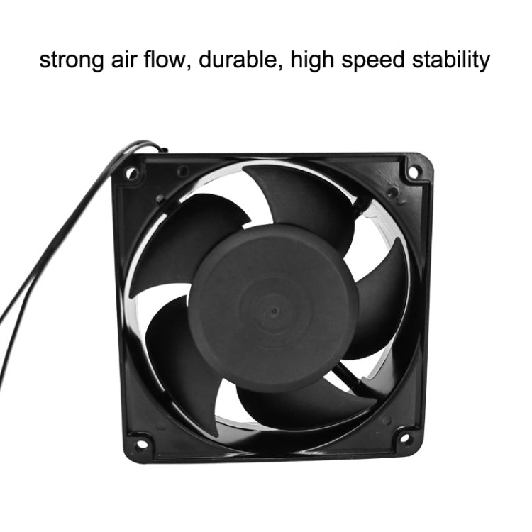 XIN RUI FENG XRX12038 380V Double Roller Cooling Fan 12cm Cabinet Power Distribution Cabinet Shaft -  by XIN RUI FENG | Online Shopping UK | buy2fix