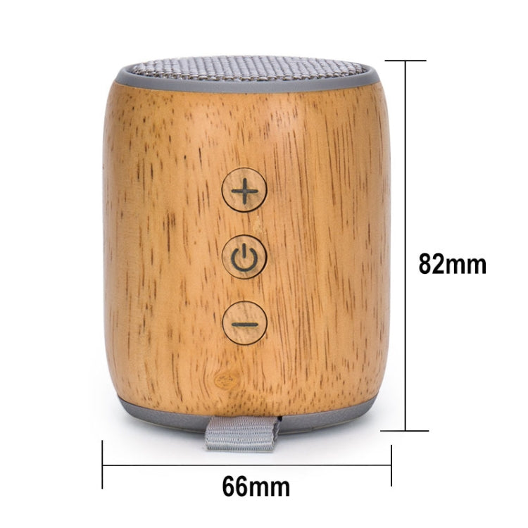 BT811 Mini Wooden Wireless Bluetooth Speaker Support TF Card & 3.5mm AUX(Black) - Mini Speaker by buy2fix | Online Shopping UK | buy2fix