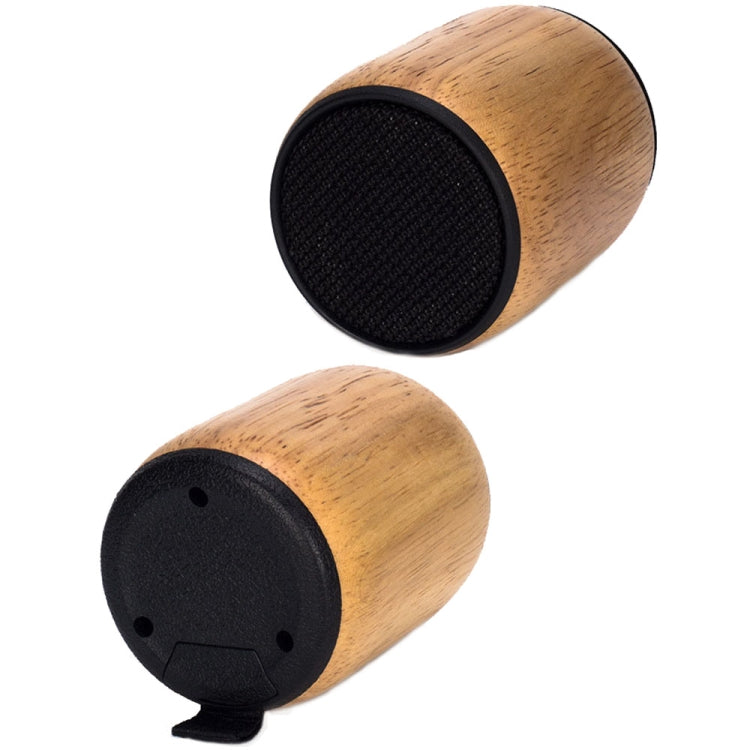 BT811 Mini Wooden Wireless Bluetooth Speaker Support TF Card & 3.5mm AUX(Black) - Mini Speaker by buy2fix | Online Shopping UK | buy2fix