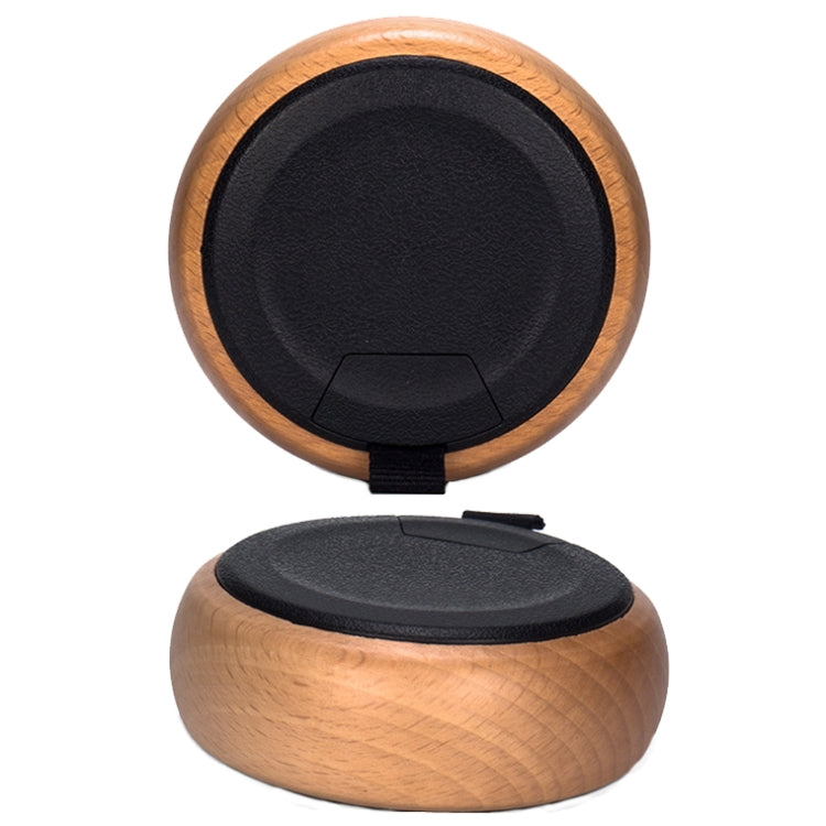 BT810 Small Outdoor Portable Wooden Bluetooth Speaker Support TF Card & 3.5mm AUX(Black) - Mini Speaker by buy2fix | Online Shopping UK | buy2fix