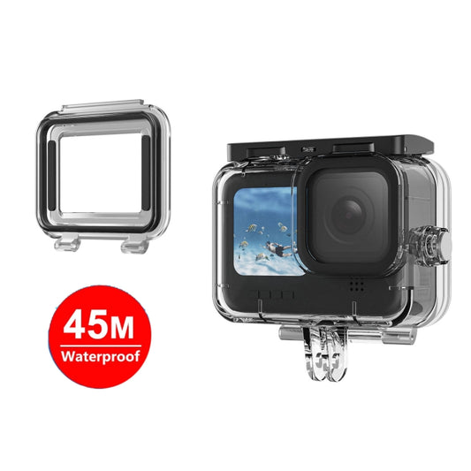 For GoPro Hero11 Black / HERO10 Black / HERO9 Black TELESIN Waterproof Case Full Scene Anti-Fog Underwater Diving Housing - Waterproof Cases by TELESIN | Online Shopping UK | buy2fix