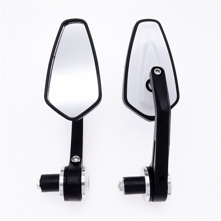 Motorcycle Handle All Aluminum Cherry Rearview Mirror(Silver) - Side Mirrors by buy2fix | Online Shopping UK | buy2fix