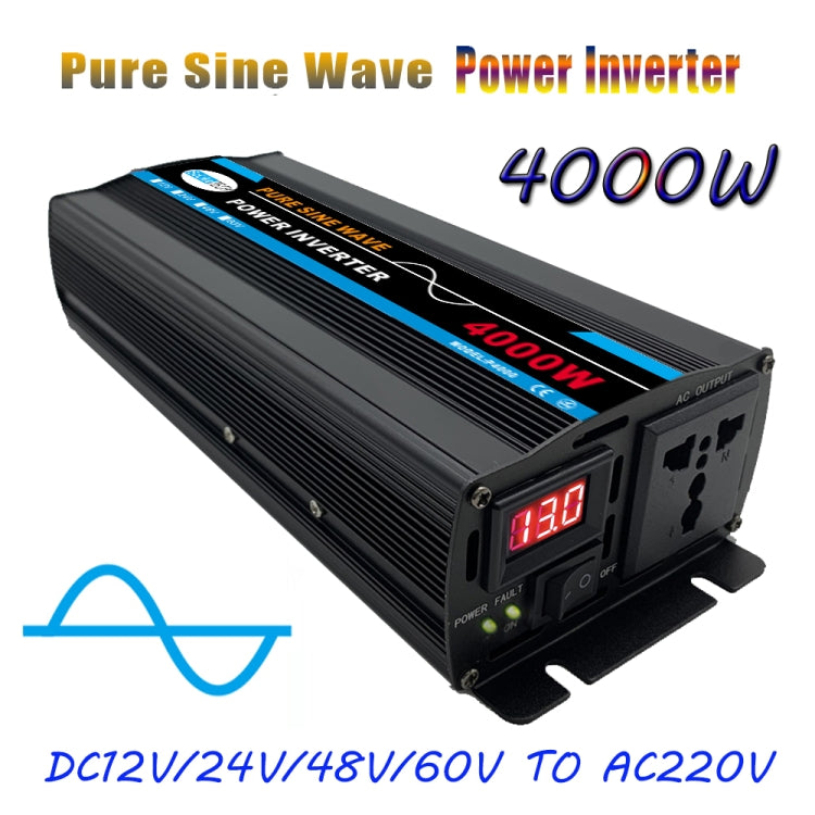 4000W 48V to 220V High Power Car Pure Sine Wave Inverter Power Converter - Pure Sine Wave by buy2fix | Online Shopping UK | buy2fix