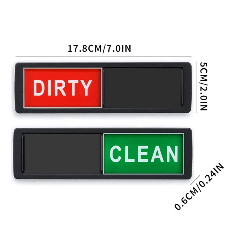 Dishwasher Magnet Clean Dirty Sign Double-Sided Refrigerator Magnet(Black Cat Claw) - Dish Washers & Accessories by buy2fix | Online Shopping UK | buy2fix