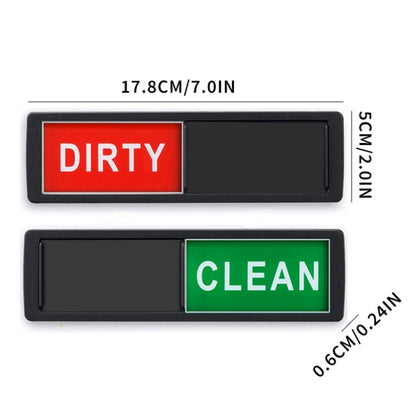 Dishwasher Magnet Clean Dirty Sign Double-Sided Refrigerator Magnet(Black Cat Claw) - Dish Washers & Accessories by buy2fix | Online Shopping UK | buy2fix