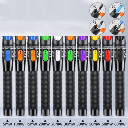 1-60 km Optical Fiber Red Light Pen 5/10/15/20/30/50/60MW Red Light Source Light Pen, Specification: 30mW Green+Orange - Fiber Receiver by buy2fix | Online Shopping UK | buy2fix