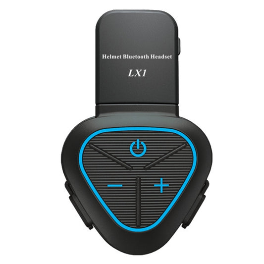 LX1 Motorcycle Half Helmet Waterproof Wireless 5.3 Bluetooth Headset, Version: English(Classic Blue) - Motorcycle Walkie Talkie by buy2fix | Online Shopping UK | buy2fix