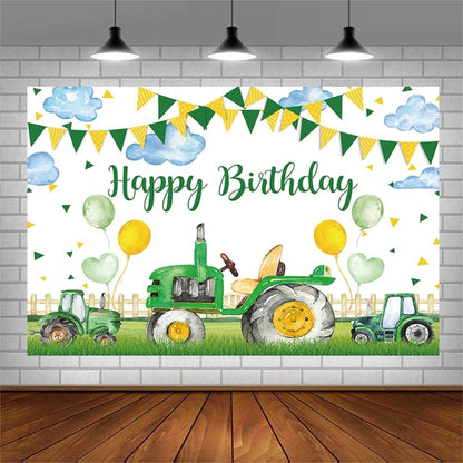 150x100cm Farm Tractor Photography Backdrop Cloth Birthday Party Decoration Supplies -  by buy2fix | Online Shopping UK | buy2fix