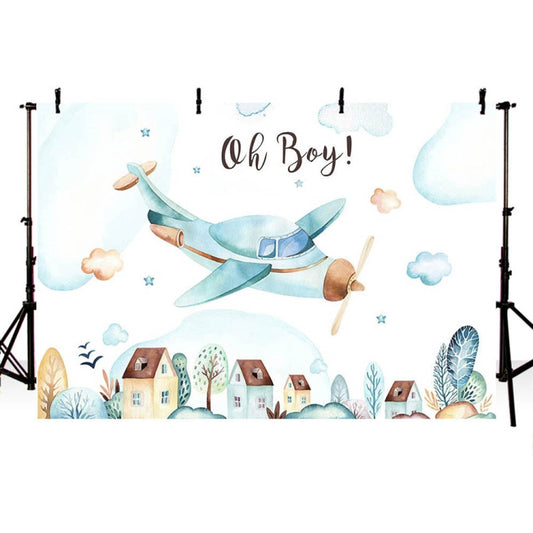 180x110cm Aircraft Theme Birthday Background Cloth Party Decoration Photography Background -  by buy2fix | Online Shopping UK | buy2fix