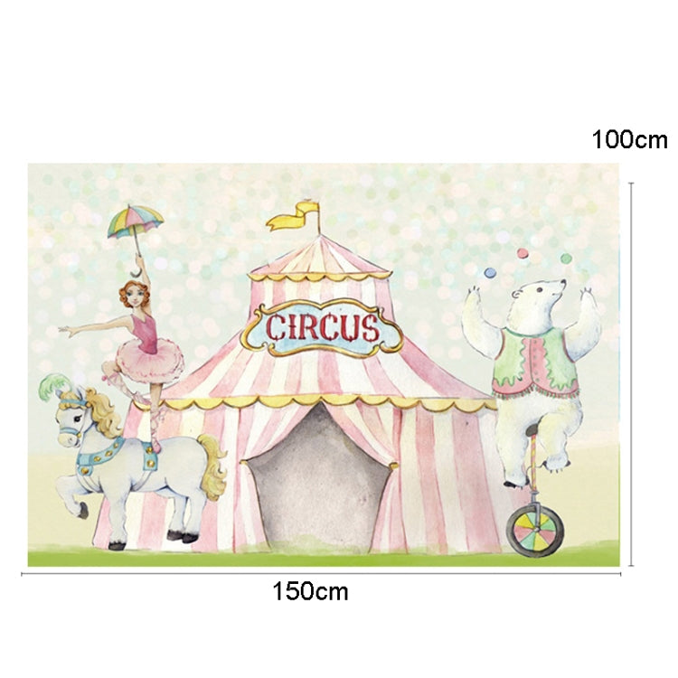 150 x 100cm Circus Clown Show Party Photography Background Cloth Decorative Scenes(MDT02787) -  by buy2fix | Online Shopping UK | buy2fix