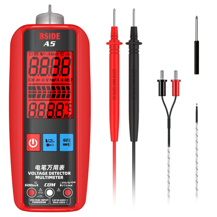 BSIDE A5 High Precision Intelligent Digital Pen Universal Table(Standard Without Battery) - Digital Multimeter by BSIDE | Online Shopping UK | buy2fix