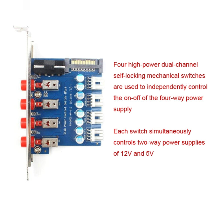 Desktop Computer Disk Drive Power Control Switch Saving Power Controller - Add-on Cards by buy2fix | Online Shopping UK | buy2fix