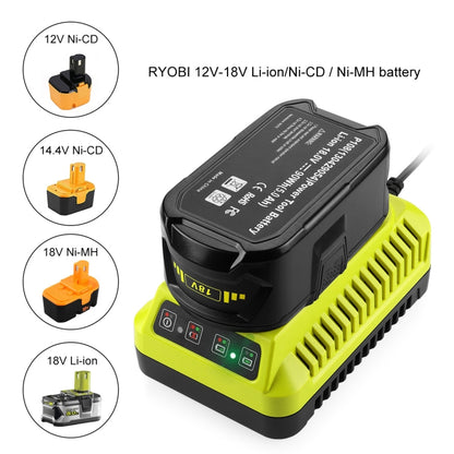 For RYOBI P117 / P108 12-18V Universal Battery Charger(US Plug) - Electric Saws & Accessories by buy2fix | Online Shopping UK | buy2fix