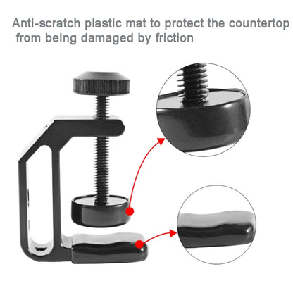 BEXIN WN-38 Universal C-Clamp With 1/4-Inch & 3/8-Inch Hole For Tables Desk Mount - Holder by BEXIN | Online Shopping UK | buy2fix