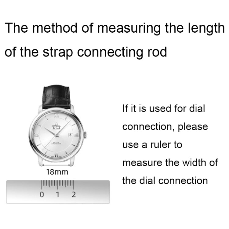 100pcs/set 304 Stainless Steel Strap Connecting Rod Strap All Steel Switch Lugs, Style: Single Drag (1.5x22mm) - Watch Accessories by buy2fix | Online Shopping UK | buy2fix