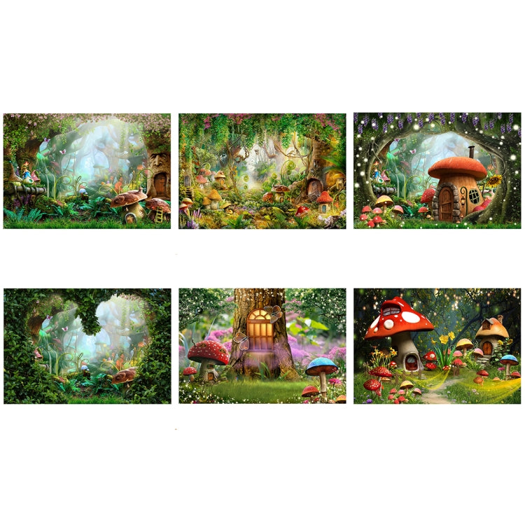 150 x 210cm Fantasy Forest Photography Background Cloth Cartoon Kids Party Decoration Backdrop(5284) -  by buy2fix | Online Shopping UK | buy2fix