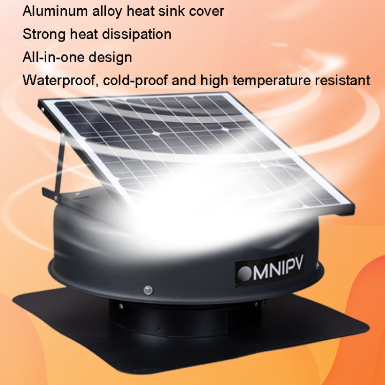 SRVF-320 Solar Roof Exhaust Fan Aluminum Alloy Exhaust Switching Fan Negative Pressure Fan - Others by buy2fix | Online Shopping UK | buy2fix