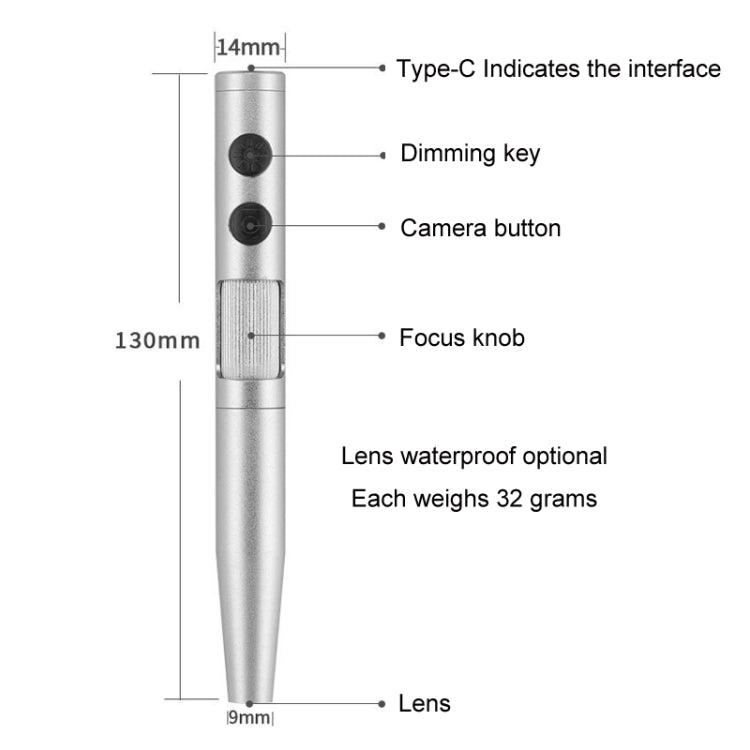 5 Million Digital Electron Microscope Magnifying Dermatoscope, Specification: B008 Waterproof+Z008 High Low Lifting Racks - Digital Microscope by buy2fix | Online Shopping UK | buy2fix