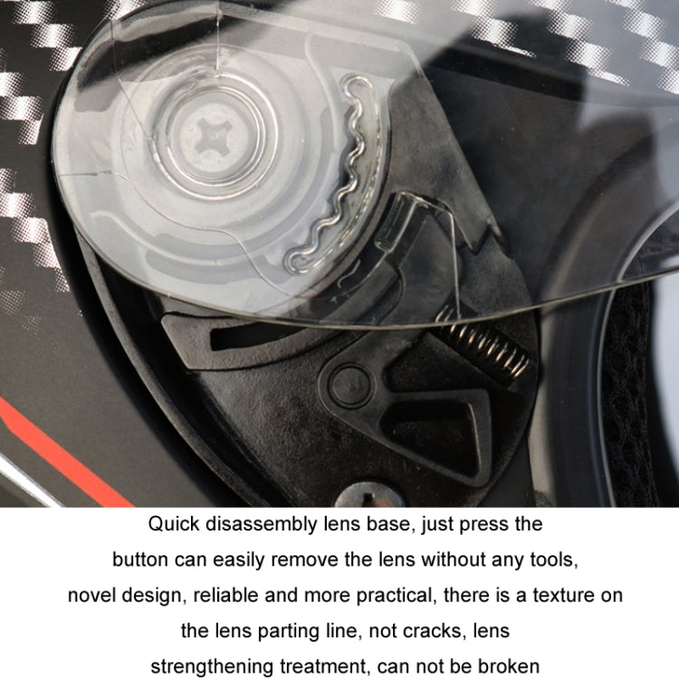 KUQIBAO Motorcycle Smart Bluetooth Sun Protection Double Lens Safety Helmet, Size: M(White) - Helmets by KUQIBAO | Online Shopping UK | buy2fix