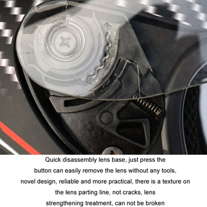 KUQIBAO Motorcycle Bluetooth Headset Double Lens Helmet With Braid, Size: M(Scrub Black) - Helmets by KUQIBAO | Online Shopping UK | buy2fix
